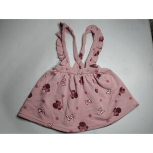 Disney Minnie Mouse Pink‎ Ruffle Strap skirt Size 4T